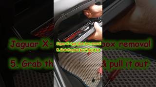 Jaguar Xtype glove box removal [upl. by Nnayrrehs]