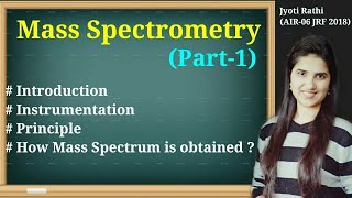 Mass spectrometry instrumentation principlePart1Mass spectroscopy organic chemistryPart15 [upl. by Neehsuan]