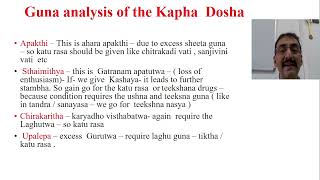 Atma Laxanas of Pitta dosha and Kapha dosha Part  27 [upl. by Atul]