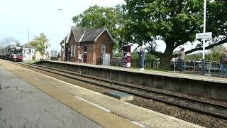 7029 Clun Castle passes through Swinderby  71023 [upl. by Melone314]