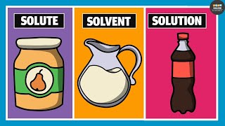 Solute Solvent and Solution  Chemistry [upl. by Red887]