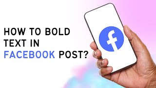 How To Bold Text In Facebook Post [upl. by Anelle]