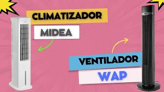 Climatizador MAC500 da Midea vs Ventilador torre da WAP [upl. by Amarillas]