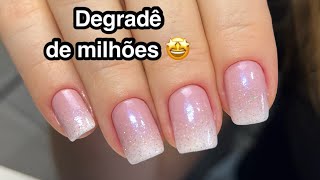 UNHAS DECORADAS COM DEGRADÊ FÁCIL E LINDO 🤩 [upl. by Ban]