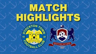 HIGHLIGHTS  Stockton Town 21 Newton Aycliffe [upl. by Yauqram]