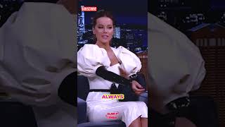 Kate Beckinsale discusses why shes covered in lube with Jimmy Fallon on the Tonight Show shrots [upl. by Naujad613]