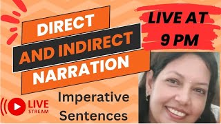 Direct and Indirect narration imperative sentences [upl. by Sackman]