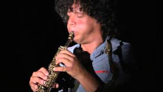 EDOARDO MARRAFFA tenor and sopranino sax solo [upl. by Airdnek]