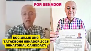 DOC WILLIE ONG FOR SENADOR 2025 NATIONAL ELECTION [upl. by Ekez55]