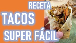 TACOS🌮  RAPIDITAS Caseras  MASA para TACOS FÁCIL [upl. by Yaj31]