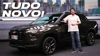 Nova Chevrolet Montana Premier 2023  TUDO SOBRE A NOVA RIVAL DA FIAT STRADA TORO E RENAULT OROCH [upl. by Eidnyl316]