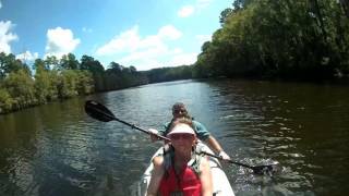 Out on the Big Cypress Bayou Caddo Lake State Park Texas [upl. by Anoerb876]