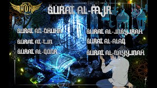 Surat ALFajr  AdDhuhaAlBayyinah Merdu  By Ridjaal Ahmed mudah untuk hafalan Menyentuh Hati [upl. by Helyn]