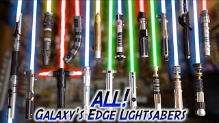 All Green Galaxy’s Edge Lightsabers [upl. by Emelia]