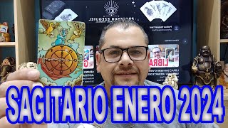 SAGITARIO ♐️ HOROSCOPO ENERO 2024 LECTURA DE LA RUEDA ASTROLOGICA [upl. by Neelrihs85]