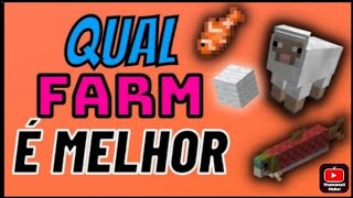 FARMS FACIL PARA FAZER NO MINECRAFT [upl. by Linzy]