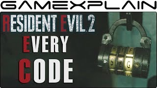 Resident Evil 2 Remake  How to Unlock Every Safe amp Lock  GUIDE [upl. by Lathrope]