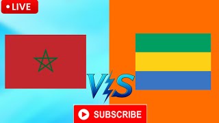 Morocco vs Gabon live 2024 CAF Africa Cup of Nations football match [upl. by Preston]