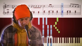 Ride by Twenty One Pilots  Live Lounge Version Piano Tutorial [upl. by Bashee]