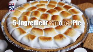 5Ingredient S’mores Pie [upl. by Afirahs]