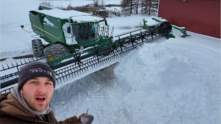 Plowing Snow with a Combine [upl. by Lalage]