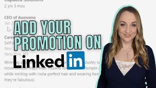 How to Add Promotion on Linkedin  Add multiple roles to the same company LINKEDIN PROFILE TIPS [upl. by Namlas376]