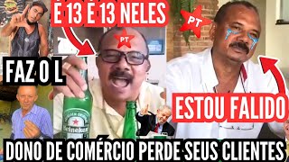 faz o L — ELEITOR DO LULA DEBOCHA DOS CLIENTES E TEM SEU RESTAURANTE VAZIO React [upl. by Azirb]