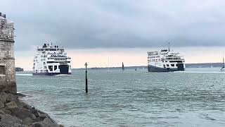 Wight link ferries ⛴️ [upl. by Goldston]