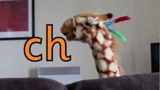 Geraldine the Giraffe learns ch sound [upl. by Ialda214]