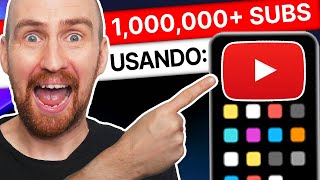 Cómo empezar tu CANAL DE YOUTUBE con tu CELULAR en 2022 [upl. by Gustafsson86]