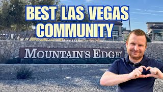 TOUR Beautiful Las Vegas Community Mountains Edge  Las Vegas Best Neighborhoods [upl. by Ahsi]