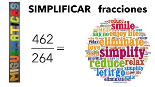 Simplificar fracciones  Ejemplo 2 [upl. by Kcirdehs]