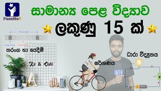 Science Sinhala  OL Science exam  Tharanga  Dhara vidyuthaya  Garshanaya  Science Papers [upl. by Ehc]