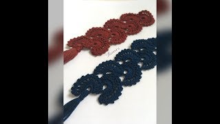 Crocheted Fan Bookmark [upl. by Klapp442]