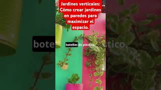 Jardines verticales Cómo crear jardines en paredes para maximizar el espacio [upl. by Kenny]