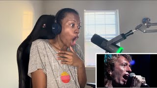 That Was Powerful‼️ first time hearing The Bee Gees Massachusetts LiveREACTION reaction [upl. by Madelon]