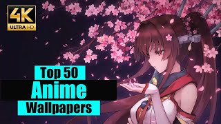 Top 50 Anime Free Live Wallpapers For Pc Windows 10 Desktop Customization [upl. by Ranson670]