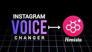 Instagram ki voice kaise change kare  Honista [upl. by Anidem]