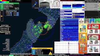 GlobalQuake M50 12km Depth Moderate Shaking Seddon 11024 1749 [upl. by Tevis809]