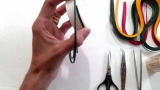 Howto make paper quilling jewellery earrigs for beginers and professionals [upl. by Louanna]