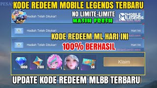 UPDATE HARI INI KODE REDEEM ML TERBARU KODE REDEEM MOBILE LEGEND CODE REDEEM ML HARI INI MLBB NEW [upl. by Ahseenyt]