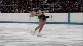 Tonya Harding USA  1992 Albertville Figure Skating Ladies Original Program [upl. by Annim]