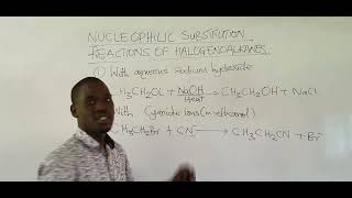 NUCLEOPHILIC SUBSTITUTION REACTIONS IN HALOGENOALKANESAS CHEMISTRY [upl. by Rolfe17]