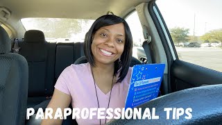 Tips for Paraprofessionals amp Education Students [upl. by Ehrlich352]