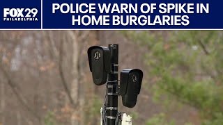 Police warn of uptick in home burglaries [upl. by Ahsineg]