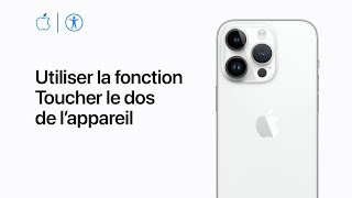 Utiliser la fonction Toucher le dos de l’appareil sur iPhone  Assistance Apple [upl. by Eibo]