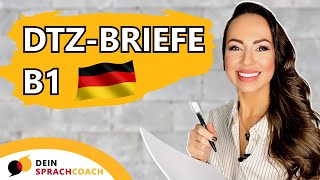 DTZ  telc B1 Briefe schreiben Deutsch lernen  Deutschprüfung  A2  B1 [upl. by Acinhoj94]