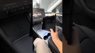 Tesla Model Y Center Console Storage modelyaccessories [upl. by Eelyek]