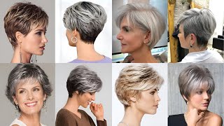 COUPE CHEVEUX 2023 FEMME 30 40 50 ANS  COIFFURE COURTE CARRÉPIXIE TENDANCE  ANNE BLANC [upl. by Llenyr369]