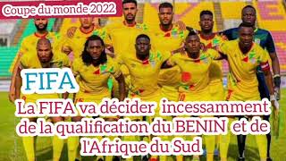 La FIFA décidera incessamment des match Benin RD Congo et Ghana Afrique du Sud et le sort du Benin [upl. by Ettenyar689]